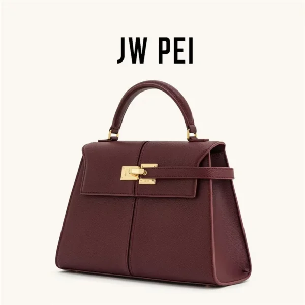 JW PEI sac à main femme Elise créateur de mode 2025 nouveau sac à main bordeaux grand sac à bandoulière carré sac haut de gamme pour femme