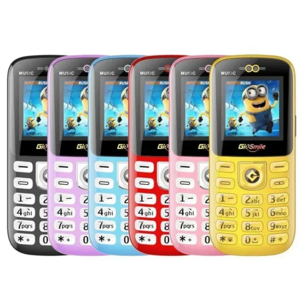 Mini téléphone portable de dessin animé, 1.44 ", 2G GSM, double SIM, téléphone magique MP3, pas de lampe de poche d'appareil photo, petit téléphone portable de carte d'étudiant – Image 2