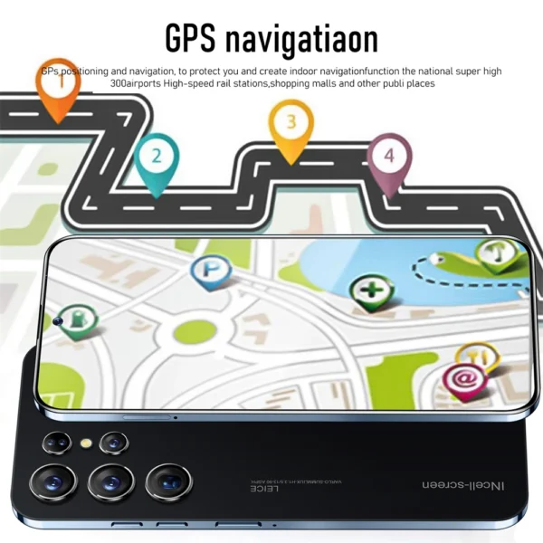 S25 Ultra nouveau smartphone 5G 7.3 pouces haute définition Android 14 Snapdragon 8gen3 10core double SIM téléphone 7800 mAh déverrouillage téléphone – Image 6